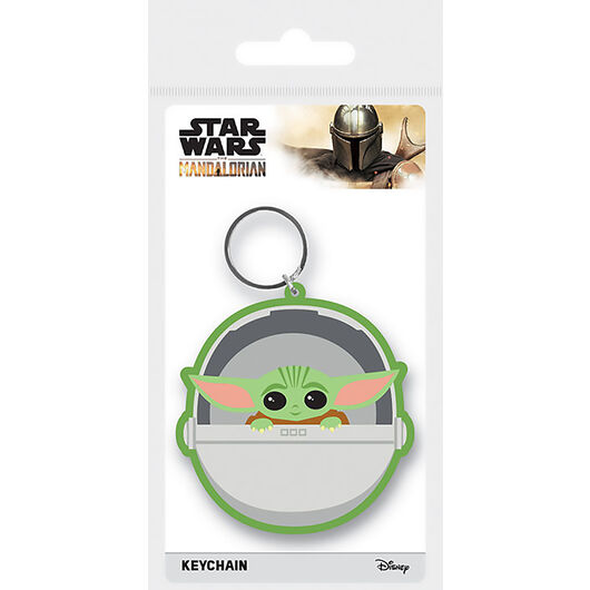 The Mandalorian The Child Rubber Keychain
