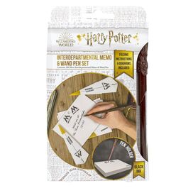 Harry Potter Interdepartmental Memo And Wand Set