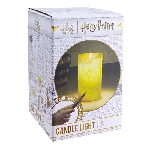 Lmpara de vela con mando remoto de varita Harry Potter