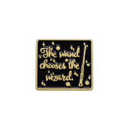 Pin Harry Potter THE WAND CHOOSES THE WIZARD 3x3x0.5 cm