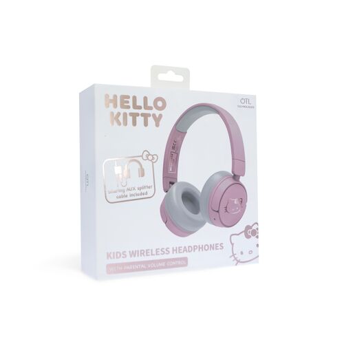 Auriculares Kids BT Hello Kitty Rosa