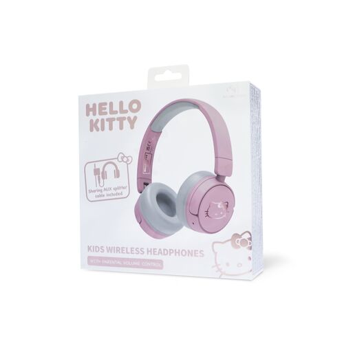 Auriculares Kids BT Hello Kitty Rosa