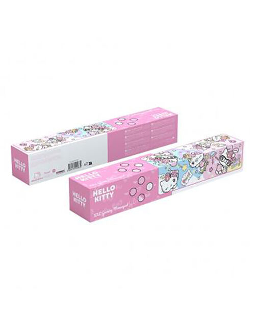 Alfombrilla XXL Hello Kitty colores pastel 90 x 46 cm