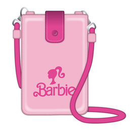 Bolsa portamvil logo Barbie rosa 11 x 16 cm