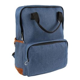 Denim Handle Backpack