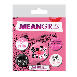 Mean Girls Burn Book Badge Pack