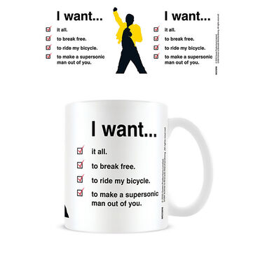 Queen I Want Checklist Mug