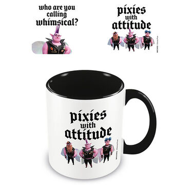 Onward Pixies with an attitude Black mug