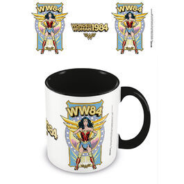 Taza desayuno color Wonder Woman 1984 Power negro