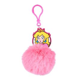 Llavero Pom Pom Super Mario Princess Peach