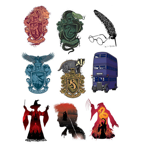 Set Pegatinas stickers Harry Potter Símbolos solo 1,49€ 