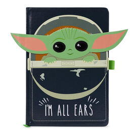 Cuaderno A5 premium Grogu I'm All Ears 21 x 15 cm