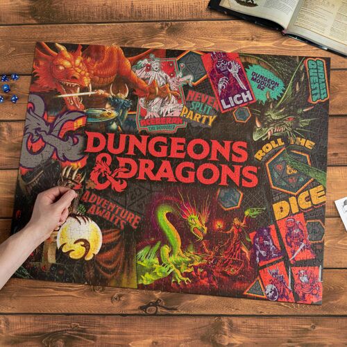 Dungeons and Dragons 1000pc Jigsaw