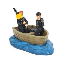 Figura decorativa Iluminada Harry y Ron en bote