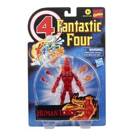 Figura Vintage Legend Los 4 Fantásticos La Antorcha Humana