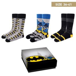 3 Pair socks set DC Comics Batman Size 36/41