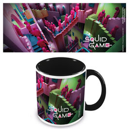 Taza color interno Netflix Squid Game Escaleras