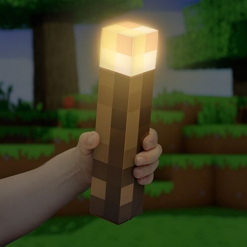 Paladone products Minecraft lampe torche chez 1001hobbies (Réf.9202MCF)