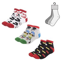 Ankle Socks Pack 3 Pieces Mickey Size: 41-46