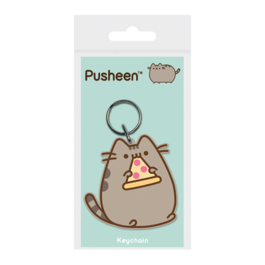 PYR - Pusheen Pizza Rubber Keychain