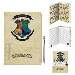 Harry Potter(Intricate Houses) Premium Notebook with Pen