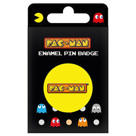 Pac Man Logo Enamel Pin Badge