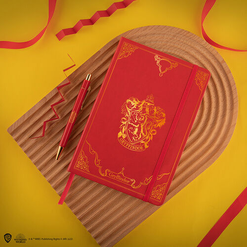 Set Premium Notebook y Bolígrafo Gryffindor