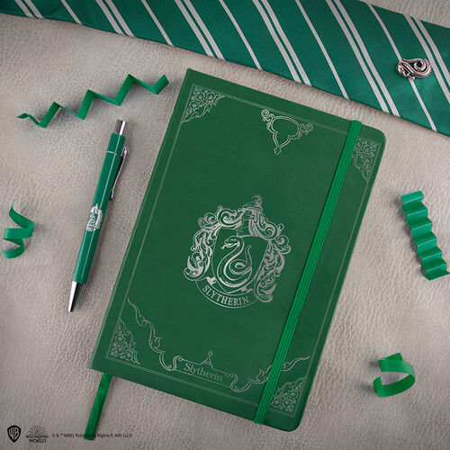 Set Premium Notebook y Bolgrafo Slytherin