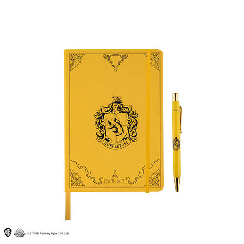 Set Premium Notebook y Bolígrafo Hufflepuff