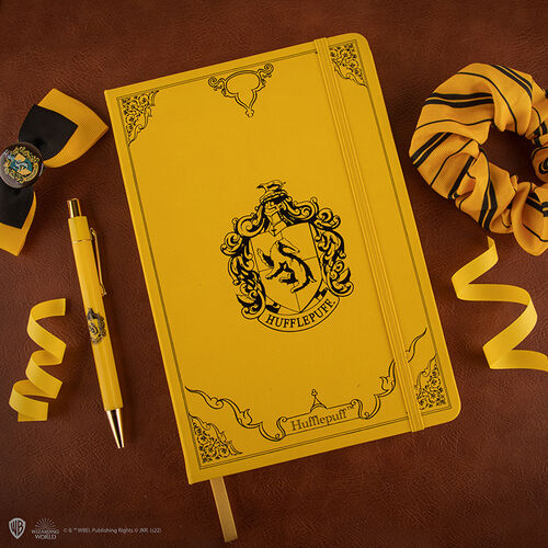 Set Premium Notebook y Bolígrafo Hufflepuff