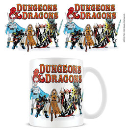 Dungeons & Dragons (Retro Group) White Mugs