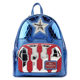 Marvel Shine Captain America Cosplay Mini Backpack