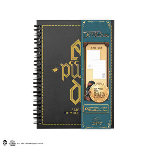 Cuaderno espiral Dumbledore A5 120 pginas rayadas