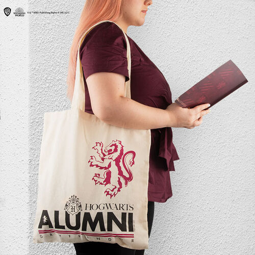 Bolso Tote Alumni Griffindor 100% algodn 41x38cm