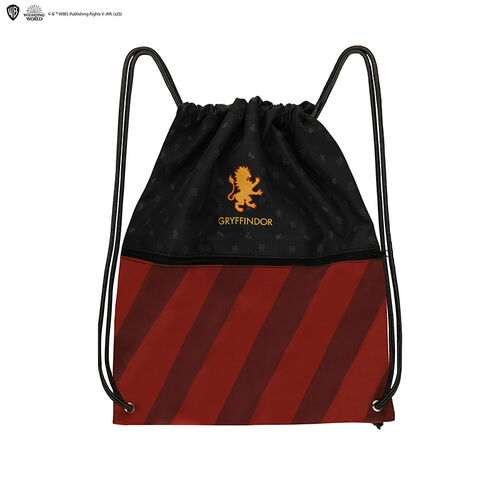 Gryffindor Drawstring Bag, polyester and cotton