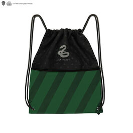 Mochila saco Slytherin de algodón y poliester