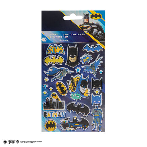 Batman Puffy Foam Sticker 100% PVC (24 stickers)