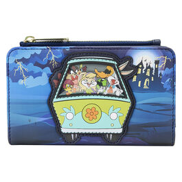 WB 100 Anniversary Looney Tunes Scooby Mash Up Flap Wallet