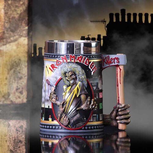 Jarra de Cerveza Iron Maiden The Killers  15,5cm