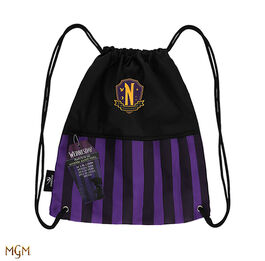 Mochila saco Nevermore Academy Morado 34x34,5 cm