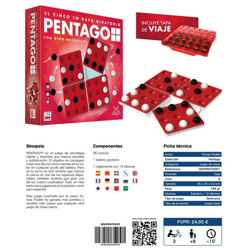 Juego de mesa Pentago