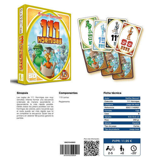 Juego de mesa 111 Hormigas