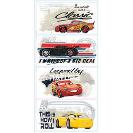 ROOM - Pegatinas Decorativas Cars 3 Retro