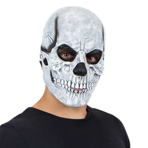 White skull mask - one size fits all