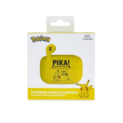 Auriculares TWS Earpods Pikachu Amarillo