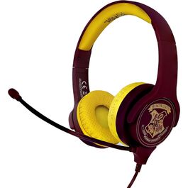 Hogwarts Crest Kids Interactive headphones Yellow/Garnet