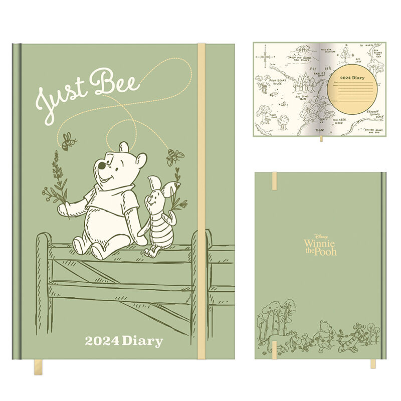 Diary 2024 Just Bee Winnie the Pooh 13 x 19 cm Redstring B2B