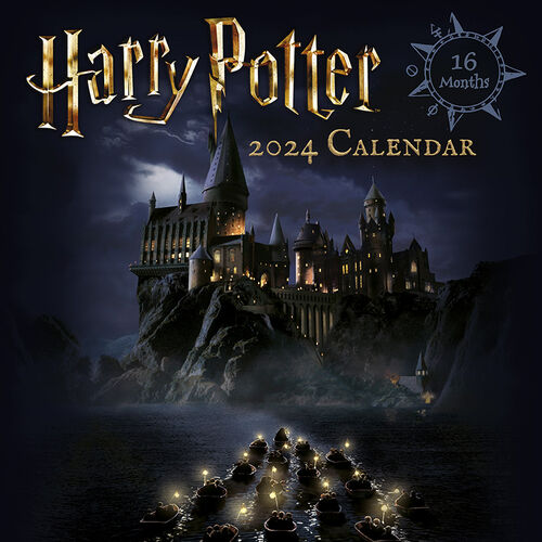 Calendario de pared 2024 Personajes de Harry Potter 30 x 30 cm