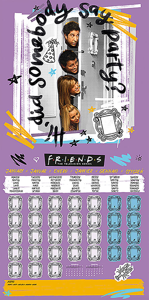 Friends, the television series : le calendrier 2024 : la série culte' von  '' - '' - '978-2-8096-8487-2