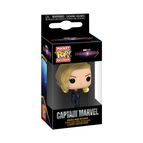 Pop! keychain The Marvels - Captain Marvel 5 cm